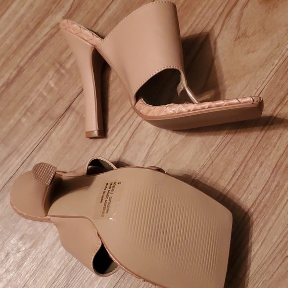 EGO Women's Square Toe Heels, Size UK 5 - Picture 5 of 8